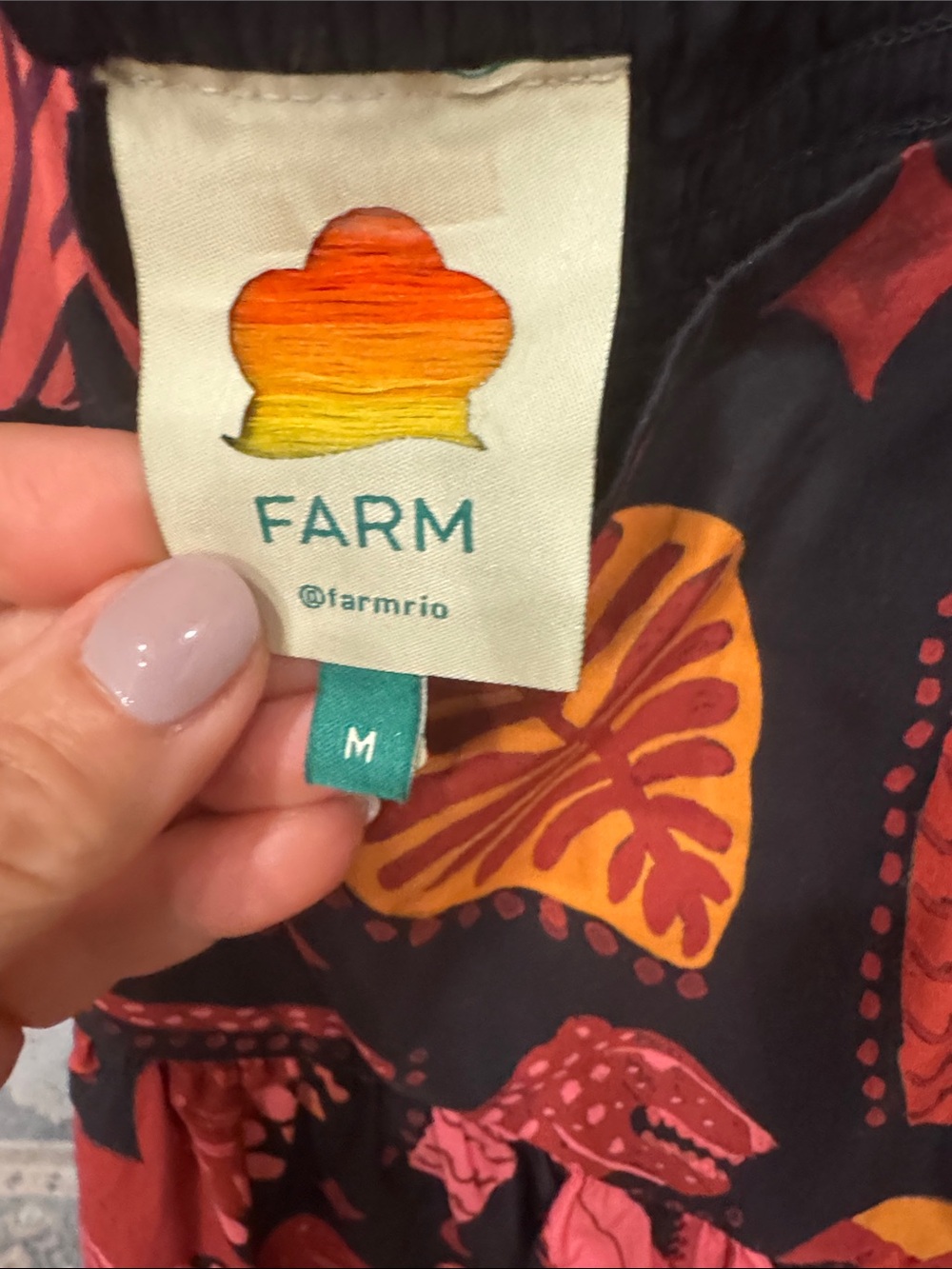FARM Rio black mini dress - Picture 2 of 3